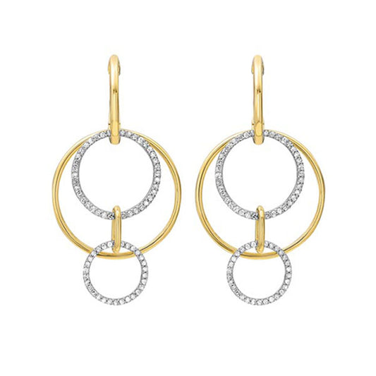 Gems One 14Kt Yellow Gold Diamond (1/2Ctw) Earring