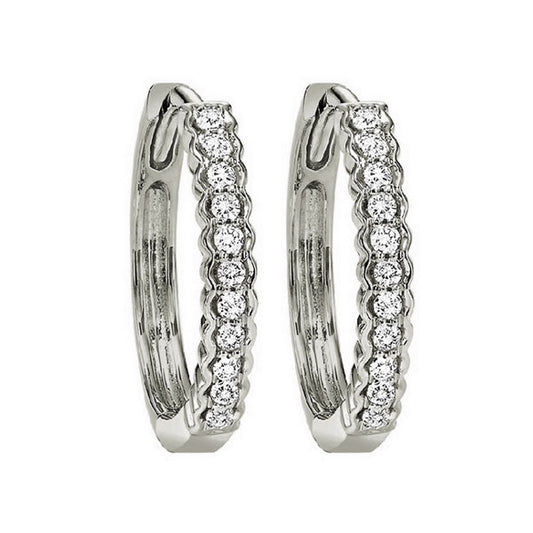 Gems One 10Kt White Gold Diamond (1/6Ctw) Earring