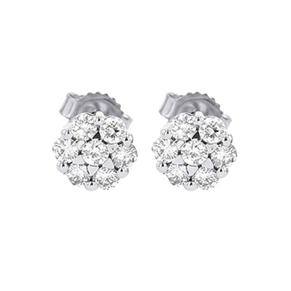 Gems One 14Kt White Gold Diamond (1/2Ctw) Earring