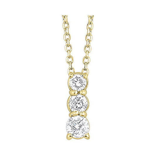 Gems One 14Kt Yellow Gold Diamond (1/4Ctw) Pendant