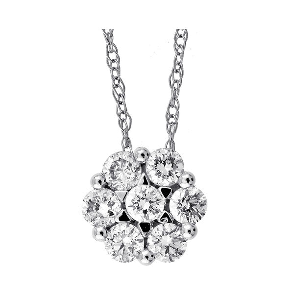 Gems One 14Kt White Gold Diamond (1/3Ctw) Pendant