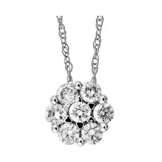Gems One 14Kt White Gold Diamond (1/3Ctw) Pendant
