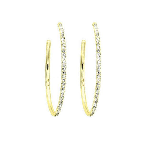 Gems One 14Kt Yellow Gold Diamond (1/10 Ctw) Earring
