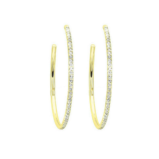 Gems One 14Kt Yellow Gold Diamond (1/10 Ctw) Earring