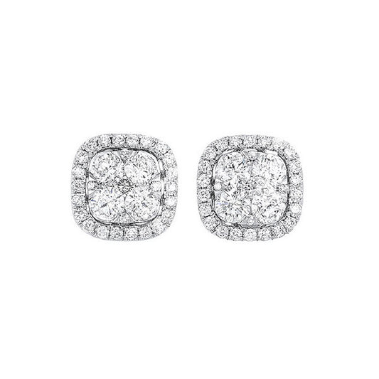 Gems One 14Kt White Gold Diamond (1/2Ctw) Earring
