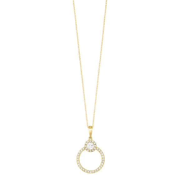 Gems One 14Kt Yellow Gold Diamond (1/3Ctw) Pendant