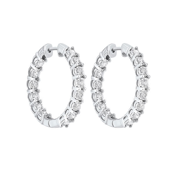 Gems One 14Kt White Gold Diamond (1/2Ctw) Earring