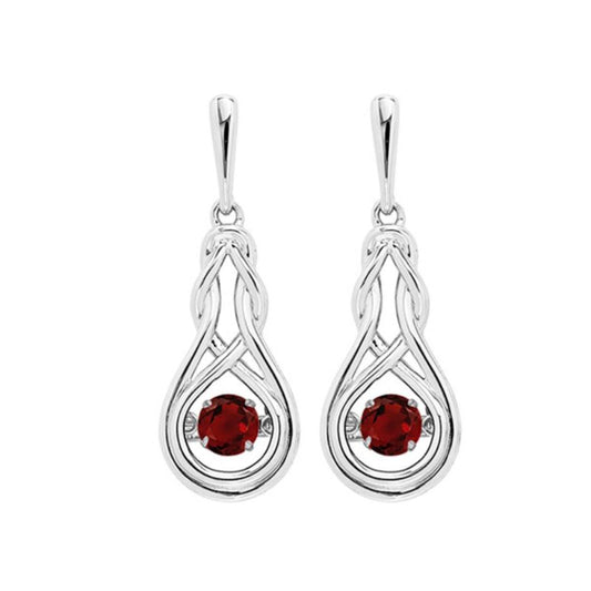 Gems One Silver (SLV 995) Rhythm Of Love Fashion Earrings