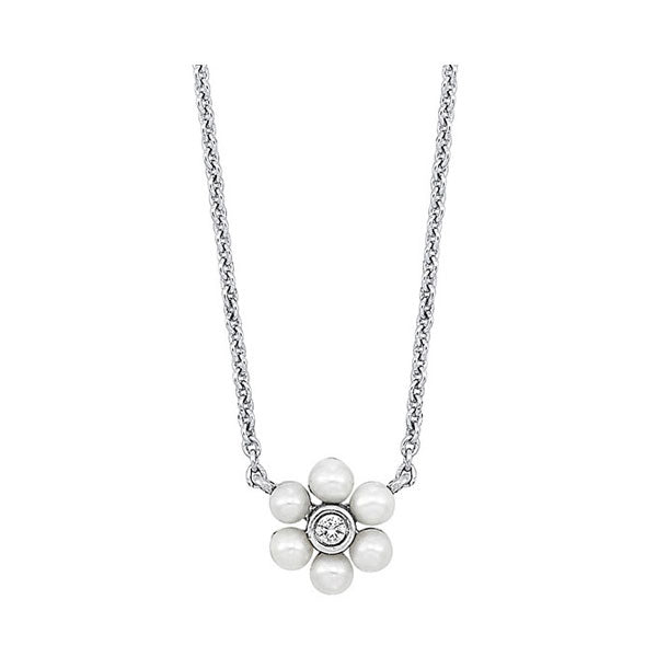 Gems One 10Kt White Gold Diamond (1/50 Ctw) Pendant