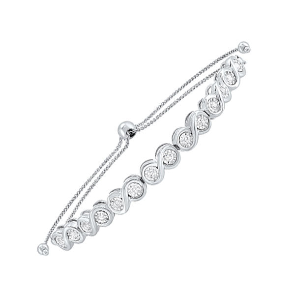 Gems One 10Kt White Gold Diamond (1/2Ctw) Bracelet