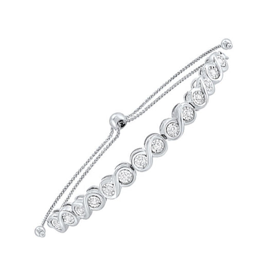 Gems One 10Kt White Gold Diamond (1/2Ctw) Bracelet