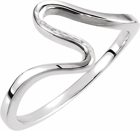 14K White Metal Fashion Ring