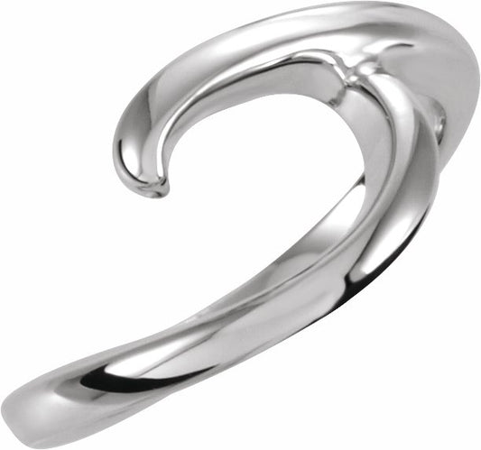 14K White Freeform Remount Ring