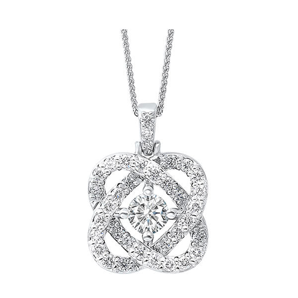 Gems One 14Kt White Gold Diamond (1Ctw) Pendant
