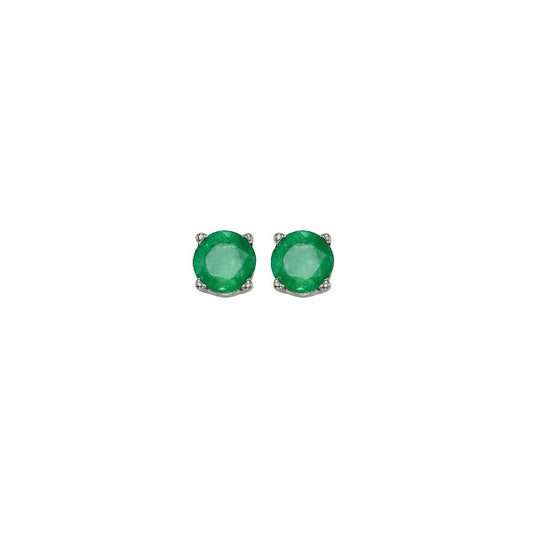 Gems One 14Kt White Gold Emerald (1/2 Ctw) Earring