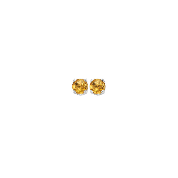 Gems One 14Kt White Gold Citrine (1/5 Ctw) Earring