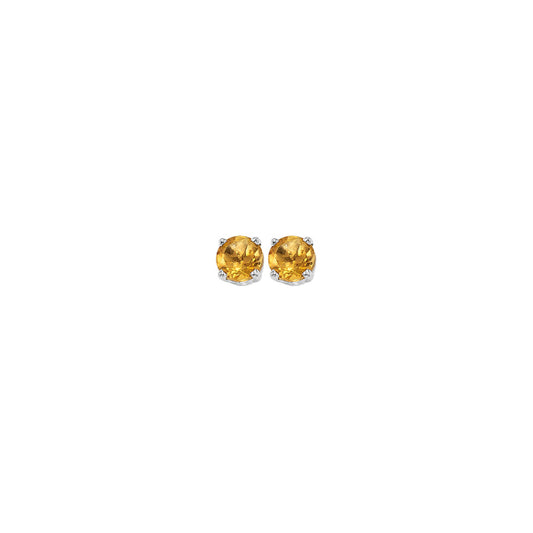 Gems One 14Kt White Gold Citrine (1/5 Ctw) Earring