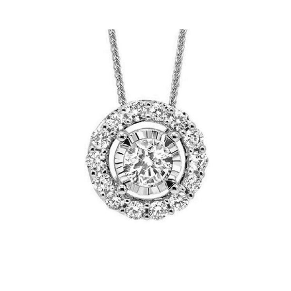 Gems One 14Kt White Gold Diamond (1/2Ctw) Pendant