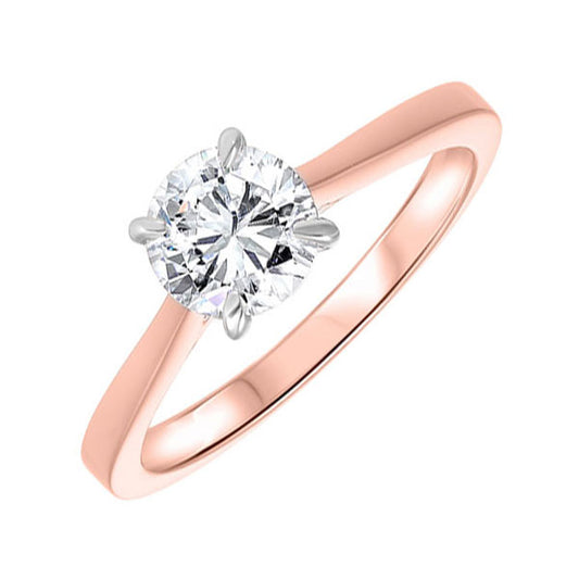 Gems One 14Kt White Rose Gold Diamond (1Ctw) Ring
