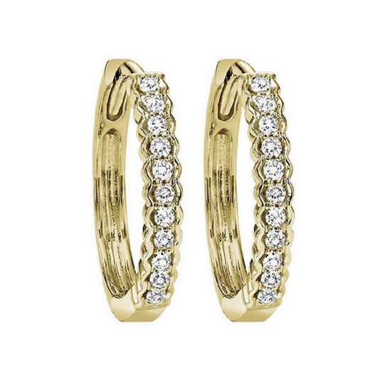 Gems One 10Kt Yellow Gold Diamond (1/6Ctw) Earring