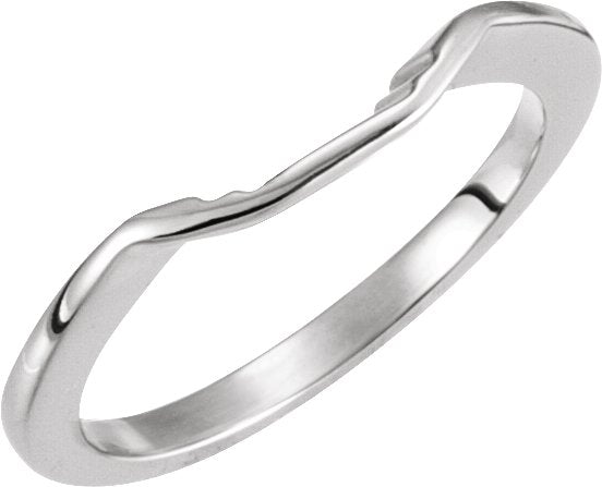 14K White Band