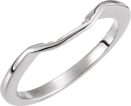 14K White Band