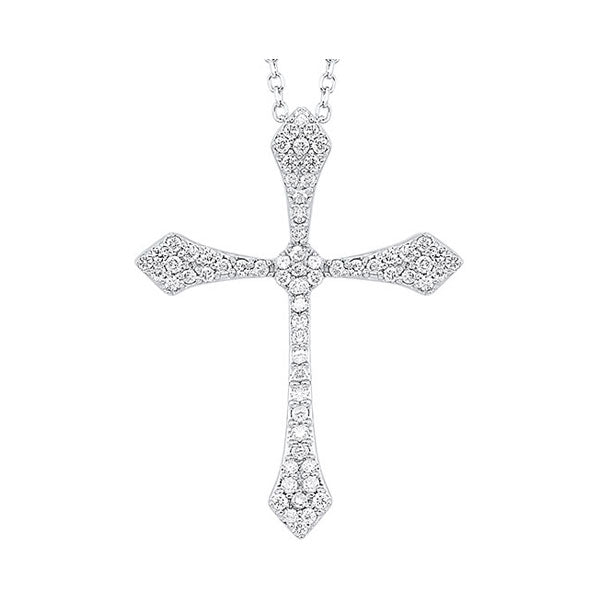 Gems One 14Kt White Gold Diamond (1/8Ctw) Pendant