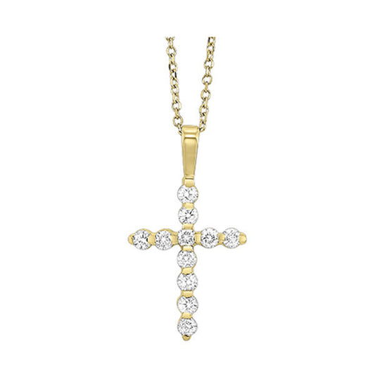 Gems One 14Kt Yellow Gold Diamond (1/10 Ctw) Pendant