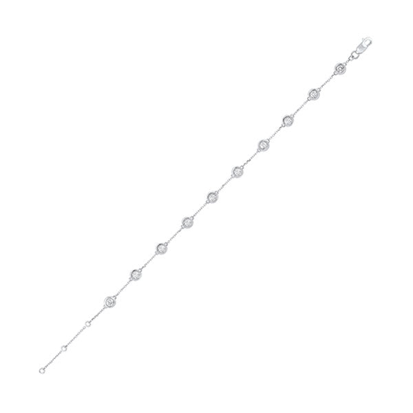 Gems One 14Kt White Gold Diamond (1Ctw) Bracelet