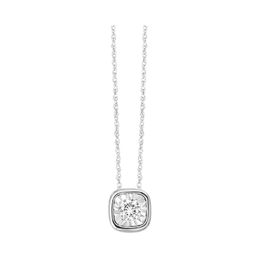 Gems One 14Kt White Gold Diamond (1/6Ctw) Pendant