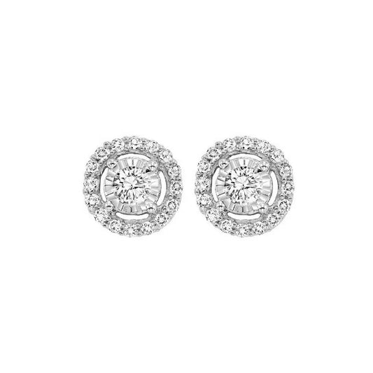 Gems One 14Kt White Gold Diamond (1Ctw) Earring