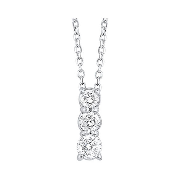 Gems One 14Kt White Gold Diamond (1/4Ctw) Pendant