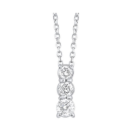 Gems One 14Kt White Gold Diamond (1/4Ctw) Pendant