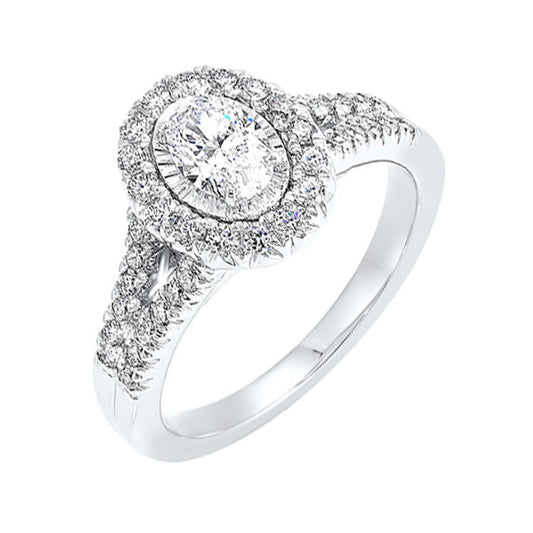 Gems One 14Kt White Gold Diamond(1Ctw) Ring
