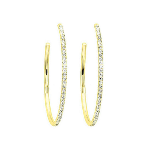 Gems One 14Kt Yellow Gold Diamond (1/8Ctw) Earring
