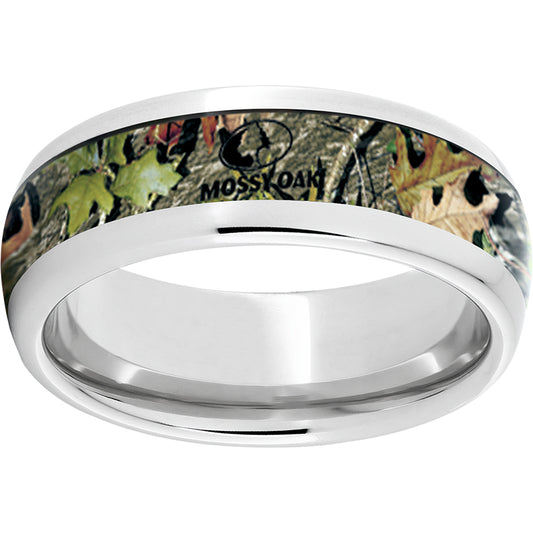 Serinium Domed Band with Mossy Oak Obsession Inlay