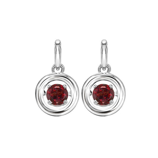 Gems One Silver (SLV 995) Rhythm Of Love Fashion Earrings