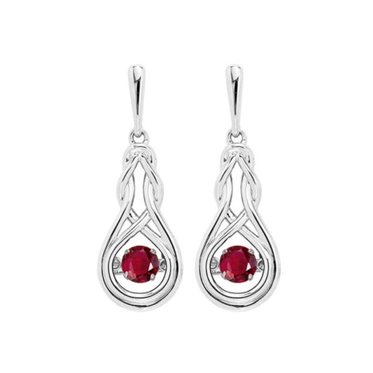 Gems One Silver (SLV 995) Rhythm Of Love Fashion Earrings