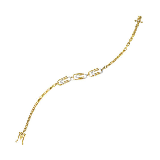 Gems One 10Kt Yellow Gold Diamond (1/6Ctw) Bracelet