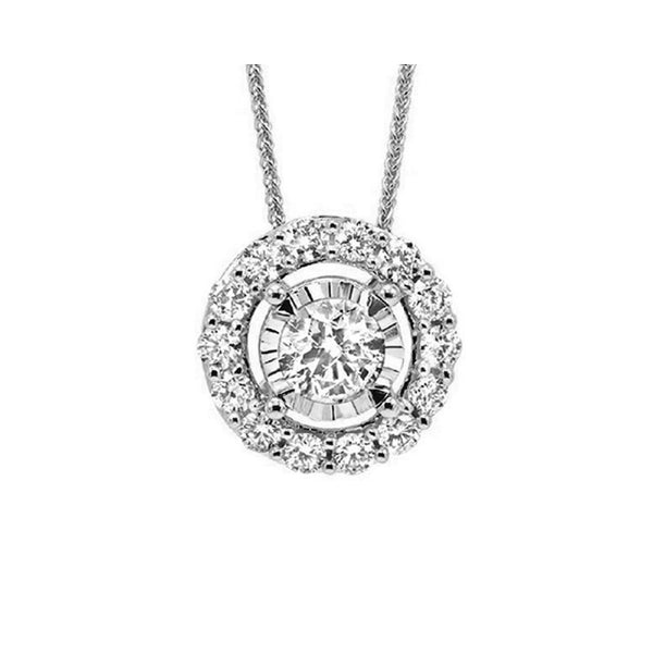Gems One 14Kt White Gold Diamond (1/3Ctw) Pendant