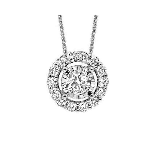 Gems One 14Kt White Gold Diamond (1/3Ctw) Pendant