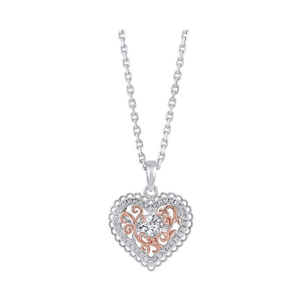 Gems One Silver Cubic Zirconia Pendant