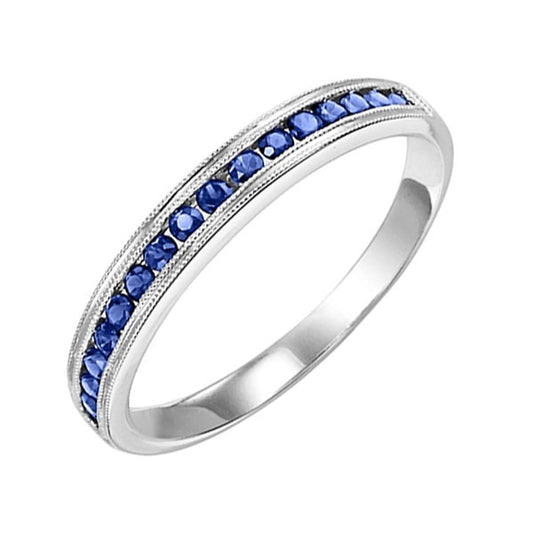 Gems One 10Kt White Gold Sapphire (1/3 Ctw) Ring