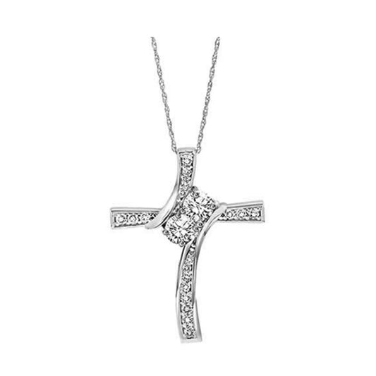 Gems One 14Kt White Gold Diamond (1Ctw) Pendant