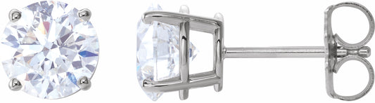 14K White 2 CTW Diamond Earrings