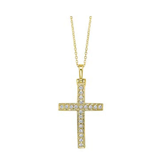 Gems One 14Kt Yellow Gold Diamond (1/10 Ctw) Pendant