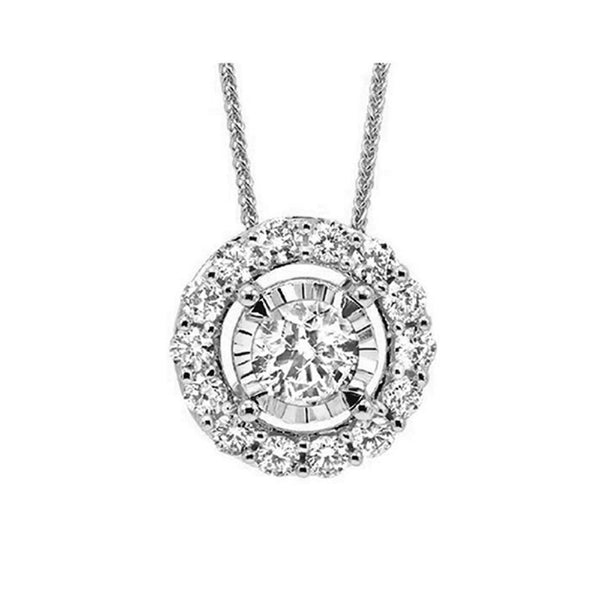 Gems One 14Kt White Gold Diamond (3/4Ctw) Pendant