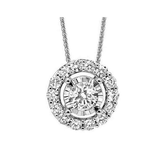 Gems One 14Kt White Gold Diamond (3/4Ctw) Pendant
