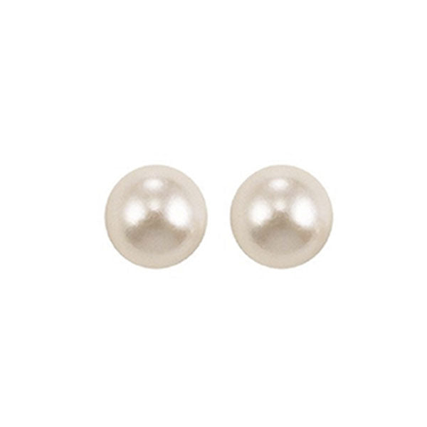 Gems One 14Kt White Gold Pearl (1 Ctw) Earring