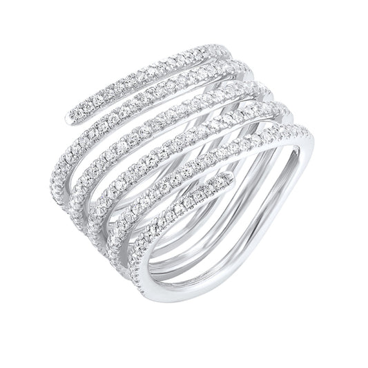 Gems One 14Kt White Gold Diamond (3/4Ctw) Ring
